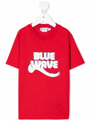 Bonpoint t-shirt à logo imprimé - Rouge