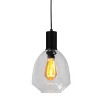 Masterlight Hanglamp zwartPorto met Nicolette clear glas - Ø 20cm - 2710-05-05-12