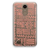 Marrakech Pink: LG K10 (2017) Transparant Hoesje