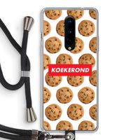 Koekerond: OnePlus 8 Transparant Hoesje met koord