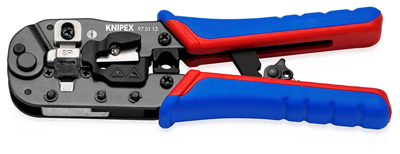 Knipex Montagetang | Gegolft grijpprofiel | Kunststof bekleed | Zwart geatramenteerd | Lengte 280 mm - 97 51 13 SB