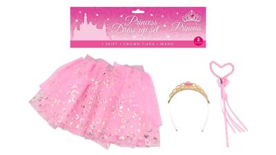 Prinses verkleed set, 3-delig