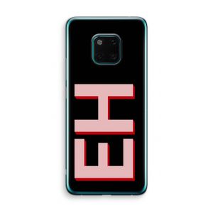Monogram: Huawei Mate 20 Pro Transparant Hoesje