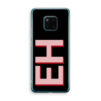 Monogram: Huawei Mate 20 Pro Transparant Hoesje