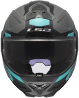 LS2 opklaphelm "ff910 advant ii triple". helmet ff910 advant ii triple m gr/blue/red
