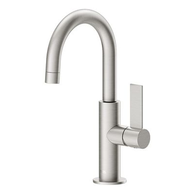 Wastafelkraan Tres Project | Opbouw | Draaibare uitloop | Mengkraan | Standaard model | 1-hendel | Rond | RVS look