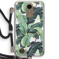 Bananenbladeren: LG K10 (2017) Transparant Hoesje met koord
