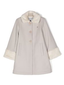 Herno Kids manteau boutonné à col italien - Tons neutres