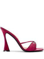 D'ACCORI mules Lust 100 mm - Rouge - thumbnail