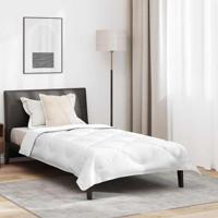 All-season dekbed met kussen 2 pcs Wit 135 x 220 cm Microfibre