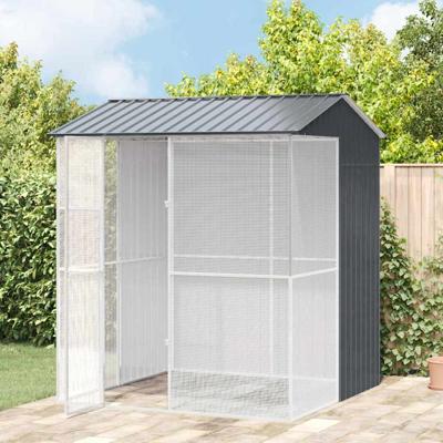 Vogelkooi Antraciet 215 x 210 x 247 cm Gegalvaniseerd staal