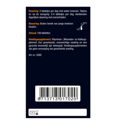 Lucovitaal Lucovitaal Oesterkalk Calcium Tabletten (100tb) Lucovitaal Lucovitaal Oesterkalk Calcium Tabletten (100tb)