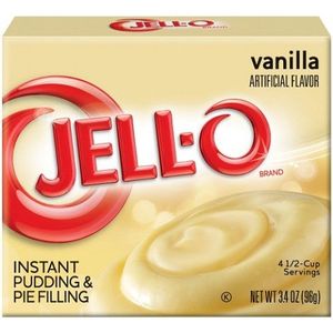 Jell-O Jell-O - Vanilla Instant Mix 96 Gram