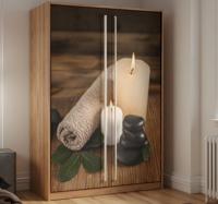 Serene badkamerscène meubel sticker