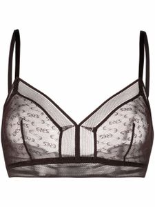 ERES soutien-gorge triangle en dentelle - Marron