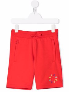 adidas Kids short à logo imprimé - Rouge