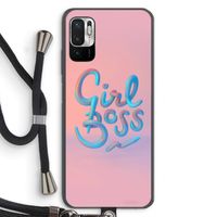 Girl boss: Xiaomi Redmi Note 10 5G Transparant Hoesje met koord
