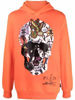 Philipp Plein hoodie à imprimé graphique - Orange