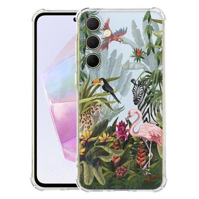 Samsung Galaxy A56 Hoesje - Jungle TPU Antishock Samsung Galaxy A56 Hoesje - Jungle TPU Antishock