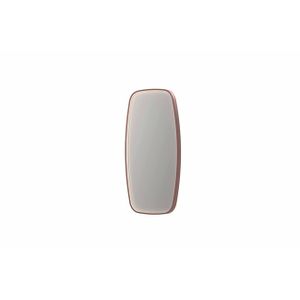 INK SP31 spiegel - 40x4x80cm contour in stalen kader incl dir LED - verwarming - color changing - dimbaar en schakelaar - geborsteld koper 8409844