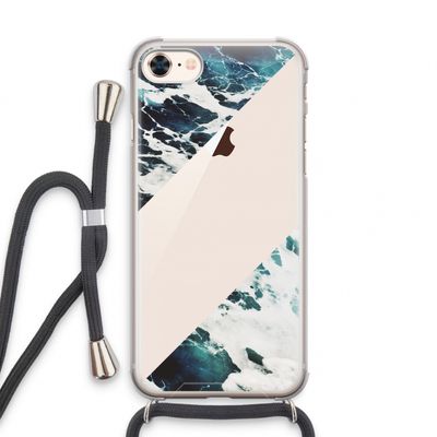 Golven: iPhone 8 Transparant Hoesje met koord