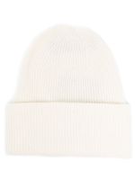 Lisa Yang bonnet Stockholm en maille nervurée - Blanc