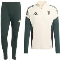 adidas Juventus Trainingspak 1/4-Zip Europees 2025-2026 Beige Groen Zwart
