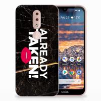 Nokia 4.2 | Siliconen hoesje | met naam Already Taken Black