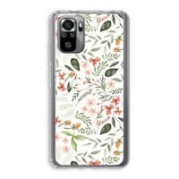 Sweet little flowers: Xiaomi Redmi Note 10S Transparant Hoesje