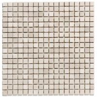 The Mosaic Factory Natural Stone Mozaiek Tegel Vierkant - Botticino Anticato Marmer Natural 305x305 mm