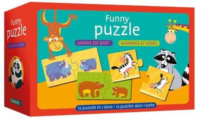 Funny puzzle - mama en baby / Funny puzzle - mamans et bébés - Paperback (9789044757415)