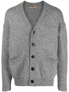 Nuur cardigan boutonné à col v - Gris