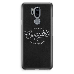 Capable: LG G7 Thinq Transparant Hoesje