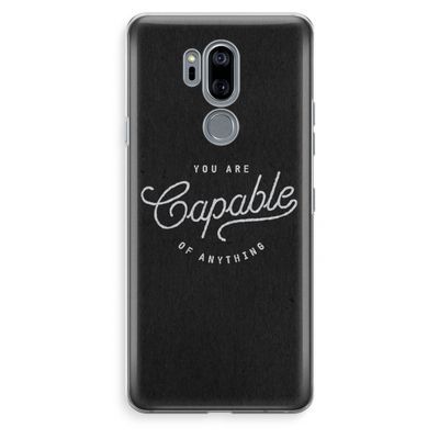 Capable: LG G7 Thinq Transparant Hoesje