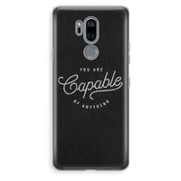 Capable: LG G7 Thinq Transparant Hoesje