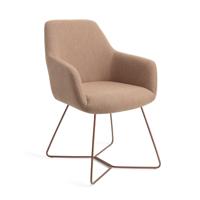 Jesper Home Eetkamerstoel 'Hiroo' Beehive Rose, kleur Whisper Wheat