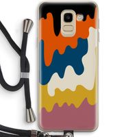 Baar A: Samsung Galaxy J6 (2018) Transparant Hoesje met koord