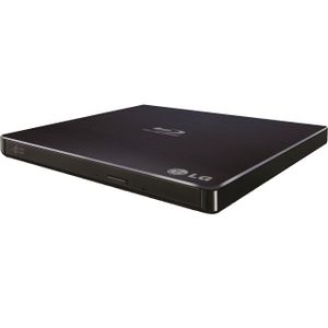 Hitachi-LG Slim Portable Blu-ray Writer optisch schijfstation Blu-Ray RW Zwart