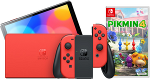 Nintendo Switch OLED Super Mario Editie + Pikmin 4