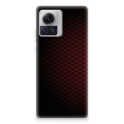 Motorola Moto X30 Pro | TPU bumper | Geruit Rood