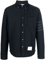 Thom Browne chemise en coton à manches longues - Bleu - thumbnail