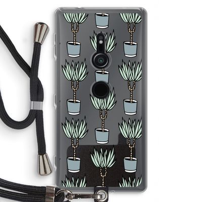 Boompje: Sony Xperia XZ2 Transparant Hoesje met koord
