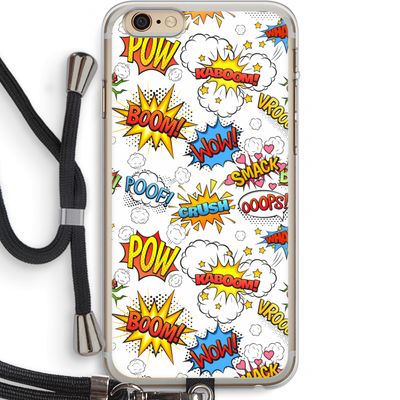 Pow Smack: iPhone 6 PLUS / 6S PLUS Transparant Hoesje met koord