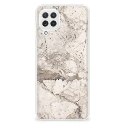 Samsung Galaxy A22 4G | M22 | TPU | Siliconen hoesje | Marmer Beige