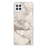 Samsung Galaxy A22 4G | M22 | TPU | Siliconen hoesje | Marmer Beige