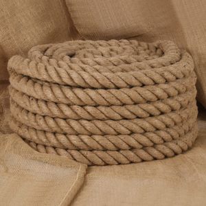 Touw 10 m lang 36 mm dik jute