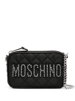 Moschino sac à bandoulière à logo - Noir