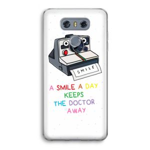 Smile: LG G6 Transparant Hoesje