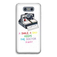 Smile: LG G6 Transparant Hoesje Smile: LG G6 Transparant Hoesje