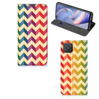 OPPO Reno4 Z 5G | Hoesje met Magneet | Zigzag Multi Color
